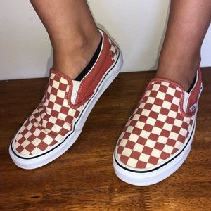 Vans Checkered Slip Ons